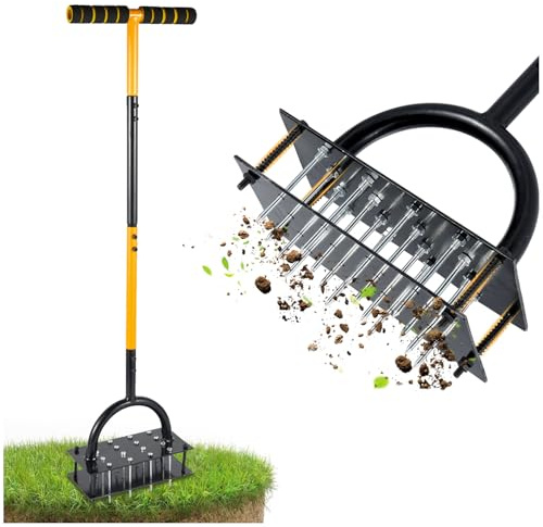 Manueller Rasenbelüfter für Garten und Gras