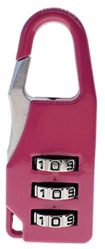 3 Dial Digit Number Code Password Combination Padlock Travel Security Safe Lock