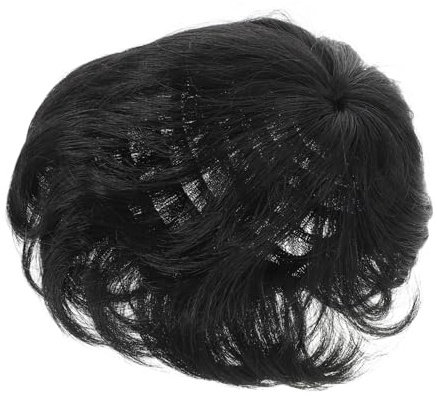 VINTORKY Peluca De Pelo Corto Para Hombre, Peluquín Ligero, Cómodo Parche Para, Pelo Falso Realista, Peluquín Decorativo Para Hombre
