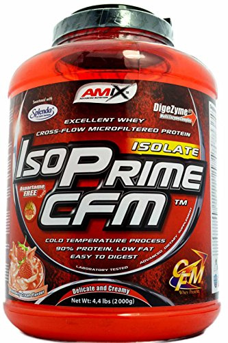 AMIX IsoPrime CFM 2kg la mejor proteína sin sabor para el tamaño, la fuerza, la recuperación de los músculos,