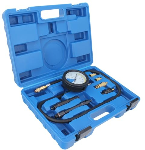 GEPCO Advanced Technology Druckverlust Tester Set Benzin & Diesel Motor Prüfer Zylinderdruck Messen 7-teilig