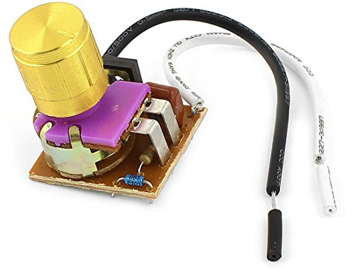 Aexit Bedroom Gold Tone Knob Adjustable Light Controller Dimmer Switch (b8a03f8600243ba8091e05da089ff999)