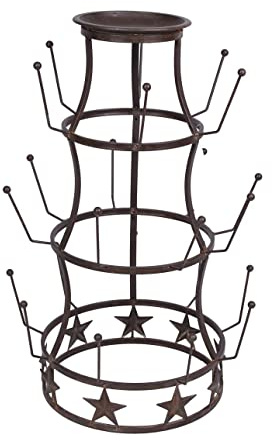 XL Tassenbaum für 23 Tassen Tassenhalter Becherhalter Tassenständer Vintage 70cm aja223 Palazzo Exklusiv