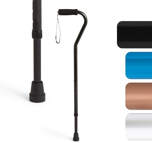 Flysclean - Bastón de Aluminio para Personas Mayores y Adultos es portátil y Ligero para Equilibrio, Lesiones de Rodilla, Movilidad y recuperación de cirugía de piernas