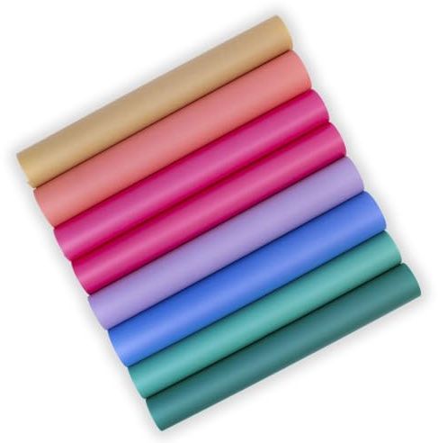 Craftelier - Set di 16 carte vellum in colori pastello - 8 colori | senza acidi e lignine | Ideali per stampaggio, stampaggio, stampa o imbosso | Dimensioni 30 x 30 cm - Grammatura 120 g/m²