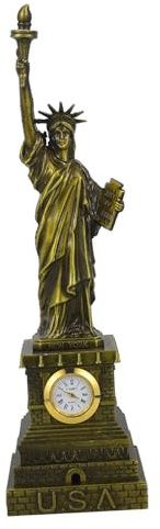 ORFOFE Statue Von Modell Schreibtisch Dekoration Metallstatue Handwerkskunst Tischstatue Wohnzimmer Ornament Kaminfigur