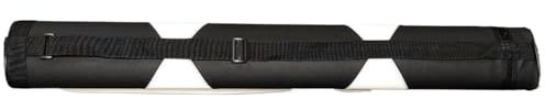 YXINAER Billardqueue Tasche 2x2 Billard-Pool-Queue-Koffer Snooker-Queue-Aufbewahrungstasche Pool-Queue-Taschenschutz 1/2 PU-Leder mit verstellbarem Schultergurt