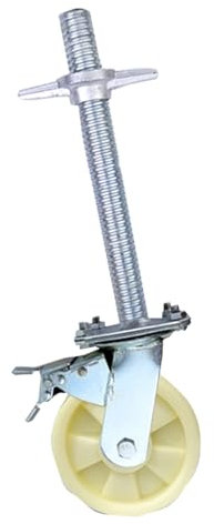 JTPMYFT Ruedas for Andamios móviles de 6 y 8 Pulgadas con Freno de Tornillo Engrosado, adecuadas for Andamios.(6inch)