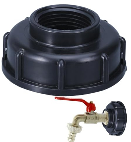 raccords de réservoir d'eau, adaptateur de réservoir, raccord de valve d'irrigation de jardin, raccord de réservoir d'eau, raccord de tuyau pour tonneaux de pluie, poubelles de vidange, piscines