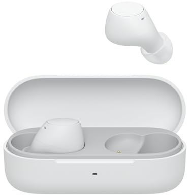 Sony WF-C510 Truly Wireless Earbuds – Small, Light, Bluetooth In Ear Headphones with Multipoint Connection, Ambient Sound, IPX4 Rating, iOS & Android - White (Renewed)