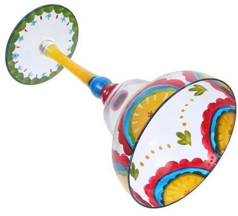 OFFSCH Copa De Vino Personalizada Margarita Copa Pintada Mano Para Fiestas Para Martini Vino y Cócteles