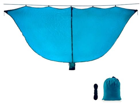 Protector contra moscas al aire libre para protección contra insectos durante actividades de camping (azul)