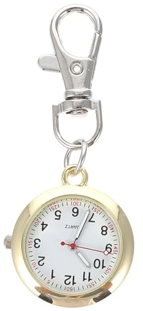 Veemoon Clip on Pocket Watch: 2.8 Inch Portable Nurse Badge Watch with Second Hand for Nurses Doctors Chefs Students Unisex