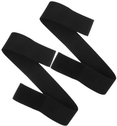FOMIYES Cintura Elastica da Donna Nera Fiocco Decorativo, Confortevole e Sicura, 2 Pezzi Versatile per Completare Ogni Outfit