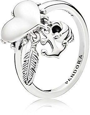 Pandora Damen-Motivring 925 Sterlingsilber mit Ringgröße 54 (17.2) 197187-54