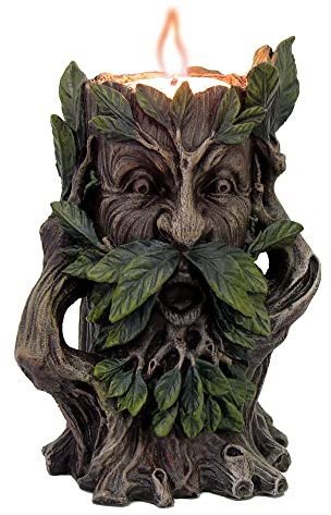 Nemesis Now Wildwood Tealight Holder 18cm Brown