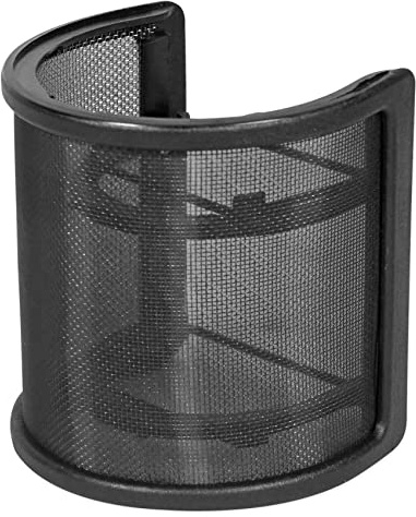 Rockville RockPop Curve Black Recording Mic Pop Filter Mesh Windscreen