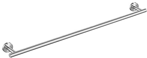 KES SUS304 Handduksskena rostfritt stål badhandduk hållare badkarshållare badrum 90 cm väggmonterad borstad A2000S90DG-2