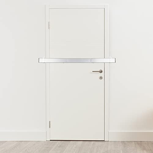SUCOLE Barra de seguridad para puerta, barricada, barra de seguridad, dispositivo de seguridad para la defensa del hogar para puerta delantera