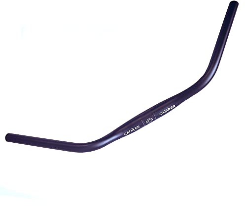 CATAZER Manubrio per bici da strada, manubrio per bici Cruiser, extra largo, forma olandese M, 31,8 x 640 mm (31,8 x 640 mm)
