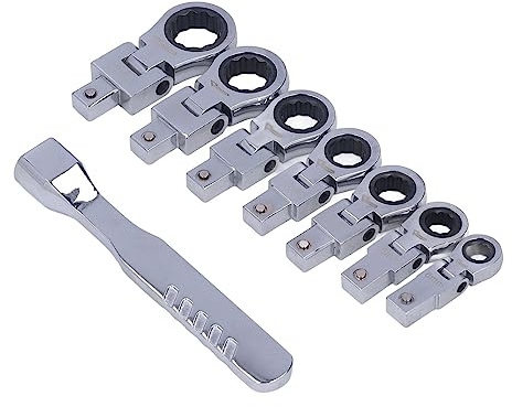 SatcOp Outil de clé de Transmission, Jeu de Clés à Cliquet de 8 Pièces pour la Réparation
