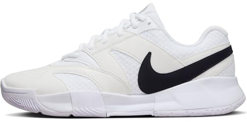 Nike Zapatillas de Tenis W Court Lite 4 para Mujer, Blanco y Negro Summit White, 36 EU