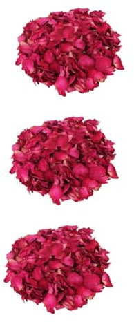 Cabilock 3 Piezas De Pétalos De Rosa Secos Cosméticos Naturales Decoración De Boda Pétalos De Rosa Artificiales Flores Cabeza De Pétalos De Flores Secas Pétalos De Rosa