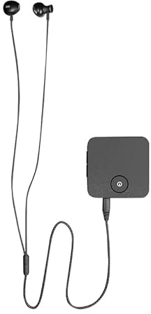 PROFI Hörverstärker mini Kopfhörer dezente Ohrhörer Geräuschverstärker Bluetooth Headset 2 in 1 Freisprechanlage auch für Senioren und menschen mit eingeschränktem Hörvermögen