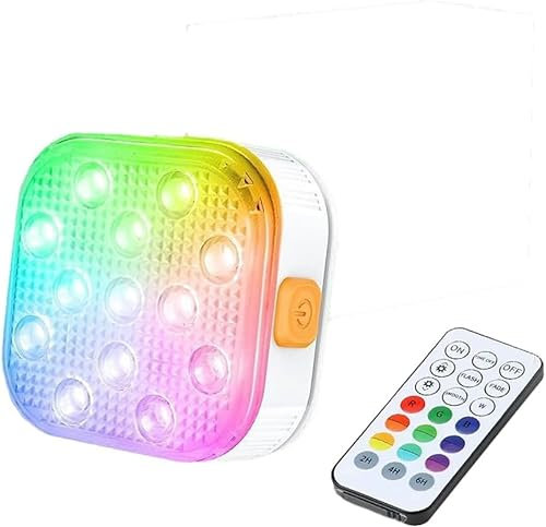 Pool Lights Upgraded Rechargeable Submersible Swimming Pool LED Lights with Remote IP68 Waterproof 16 Colors Hot Tub Underwater Pool Lights for Above Ground Inground Pool, Bath, Party, Park (2)