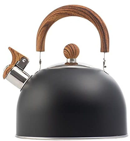 ZATTYDV Bollitore Bollitore tè Fischietto Acqua Teiera Fornello Acciaio Inox Fornello Pentola caffè Gas Elettrico Campeggio Bollitore Teiera Bollire