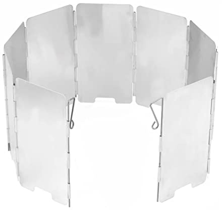 Happyyami Paravento Pieghevole Per Cucine Da Esterno in Metallo Resistente All Usura e Corrosione Con Pistone Integrato Per Fissaggio e Trasporto