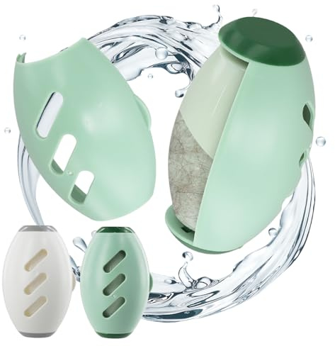 2 Stück Waschbare Fusselrolle Tierhaarentferner, Wiederverwendbarer Gel-Fusselroller für Kleidung, Tierhaare, Sofas, Teppiche, Tragbarer Kleberoller für Reisen und Zuhause (Grün/Weiß)