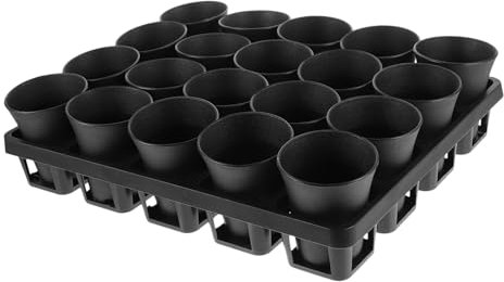 Toyvian 1 Set Vasi per Piante con Vassoio Drenante Contenitori per Semenzaio per e Casa Design Pratico e Resistente Adatto per Coltivazioni