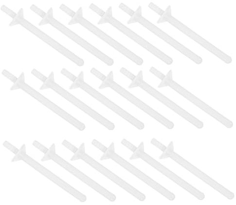 GALPADA Lot De 50 Bâtonnets De Cire Dépilatoire En Pp Blanc, Taille Standard, Applicateurs Nez, Nettoyage Des Narines, Usage Quotidien Pour Hommes Et Femmes