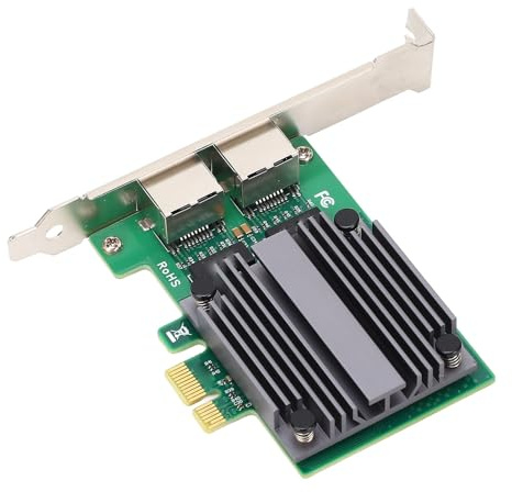 Jectse Carte de Réseau PCIe à Haute Performance 2,5 G avec Service de Chaleur Efficace pour 11, adapté à L'ordinateur et au Serveur de Bureau, pour la Puce I226 V