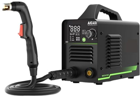 Cortadora De Plasma Con Compresor De Aire Incorporado, Máquina De Corte Por Plasma Con Inversor Digital Clean Cut Potente Preciso