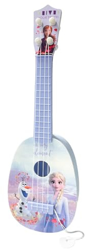 Frrozen Gitarre, Eisköniigiin Ukulele, guitar, 37cm Musikinstrumente | 4 Nylonsaiten für Einsteiger