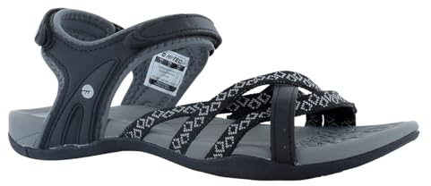 Hi-Tec Female Savanna II Sandal, Black, 6