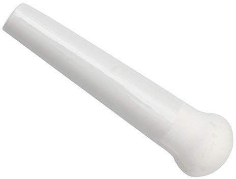 EXCEART KeramikstößEl 12cm MöRserstab FüR GewüRze, KräUter, Knoblauch Und NüSse, Manuelle Zerkleinerung Von Pillen Und Lebensmitteln, Vielseitiger Mahlstab FüR KüChe Und Apotheke