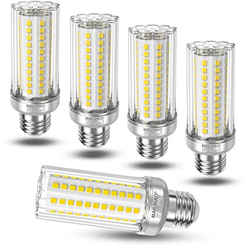MAILIHAO 5 Stück E27 LED Mais Glühbirne 16W Naturweiß 4000K 1900LM Entspricht Glühlampe Halogenlampe 120W 150W Kronleuchter E27 360° Weitstrahl, Nicht Dimmbar