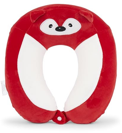 Mousehouse Gifts - Fox-themed Travel Pillow, Memory Foam Neck Pillow for Kids & Adults