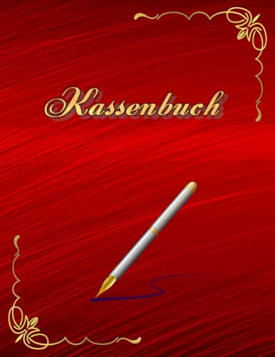 Kassenbuch Friseursalon Kleinunternehmer Mobiler Friseur Hausbesuche Barbier Budgetplaner mit Tabellen Einnahmen Ausgaben Kontoübersicht ... Geschenkidee Finanzplaner Geschenkidee Rot 02