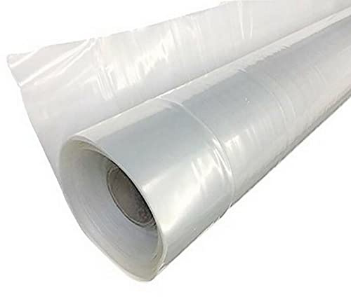 Película de invernadero, película de polietileno para invernadero, reemplazo de cubierta de túnel de polietileno, cubierta de plástico transparente para invernadero, 2 m x 25 m