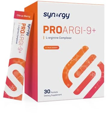 Synergy Worldwide ProArgi 9+ 295 g | 5000mg L-Arginine and 200mg L-Citrulline Supplement with Vitamins C, D3, K, B6, and B12 | Enhance Cardiovascular and Circulatory Health | 30 Sachets