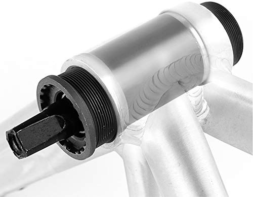 Fahrrad-Tretlager für quadratische konische Spindel Kurbel Quare Loch Achse Fahrradteile Stahlschale, integriertes System geeignet für 68 mm Rahmenschale