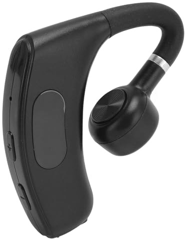 Jectse Écouteurs Ouverts à Oreillette Unique, Oreillettes sans Fil V300 Bluetooth 5.4, Rotation à 180°, écouteurs Antibruit avec Contours d'oreille, Micro intégré, Affichage (Black)