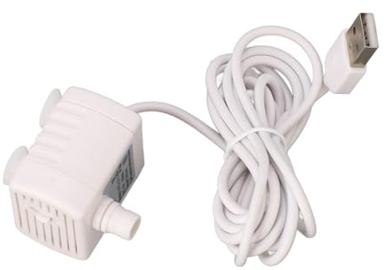Ersatzpumpe für Katzentrinkbrunnen, USB-Mini-Pumpe mit abnehmbarer USB-Stromversorgung für Haustiere, Katzentrinkbrunnenpumpe für Haustiertrinkbrunnen