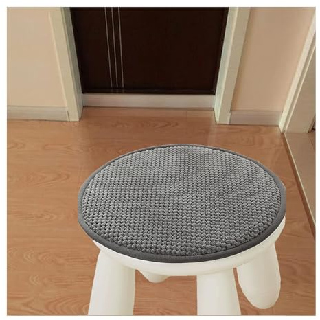 ILiemao Round Chair Seat Pads, Circular Chair Cushions for Indoor Outdoor Garden Dining Bistro Patio Office Coffee Shop(Z9,2PCS_DIAMETER 30CM)