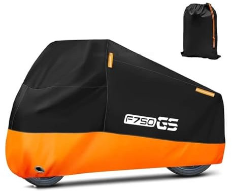 Motorradschutz für Parken Für F750GS F 750 GS Motorrad-Schutzhülle Für Den Außenbereich Wasserdicht Staubdicht Sonnenschutz(3XL for 220-230cm)
