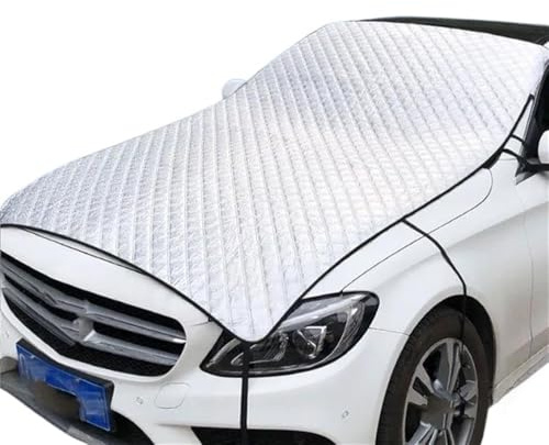 Housse de Protection pour Pare-Brise Couverture De Neige Pour Pare-brise Avant De Voiture Couverture De Neige Universelle Étendue Et Épaisse Pour Fenêtre D'hiver Antigel Et Antigel Protection Pare Bri